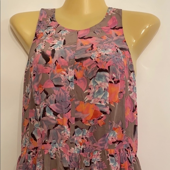 Rebecca Taylor Patterned High Neck Skater Dress!!! - Picture 3 of 10